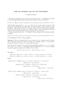 FREE LIE ALGEBRAS ARE NOT LILY BIALGEBRAS