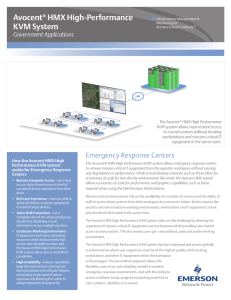 Avocent HMX	High-Performance KVM System Government Applications
