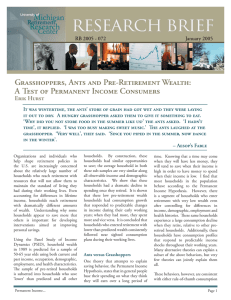 Grasshoppers, Ants and Pre-Retirement Wealth: A Test of Permanent Income Consumers