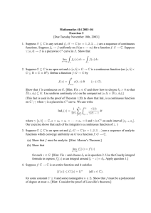 Mathematics 414 2003–04 Exercises 2 [Due Tuesday November 18th, 2003.] 1. Suppose S