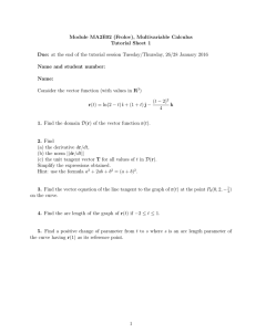 Module MA2E02 (Frolov), Multivariable Calculus Tutorial Sheet 1