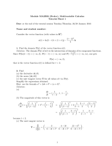 Module MA2E02 (Frolov), Multivariable Calculus Tutorial Sheet 1