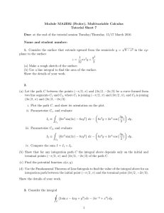 Module MA2E02 (Frolov), Multivariable Calculus Tutorial Sheet 7
