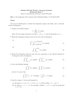 Module MA1132 (Frolov), Advanced Calculus Homework Sheet 7