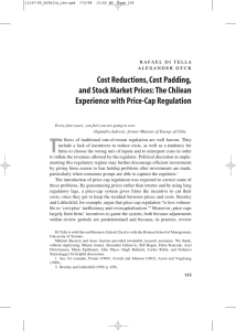 Cost Reductions, Cost Padding, and Stock Market Prices: The Chilean
