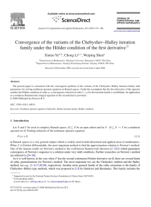 Convergence of the variants of the Chebyshev–Halley iteration