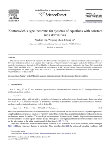 Kantorovich’s type theorems for systems of equations with constant rank derivatives