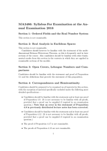 MA3486: Syllabus For Examination at the An- nual Examination 2016