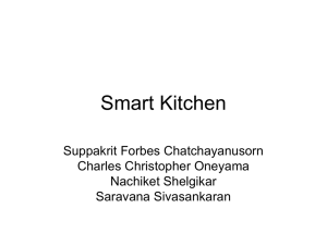 Smart Kitchen Suppakrit Forbes Chatchayanusorn Charles Christopher Oneyama Nachiket Shelgikar