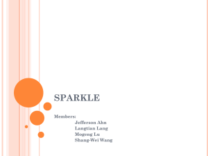 SPARKLE Members: Jefferson Ahn Langtian Lang