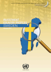SWEDEN INVESTMENT COUNTRY PROFILES February 2013