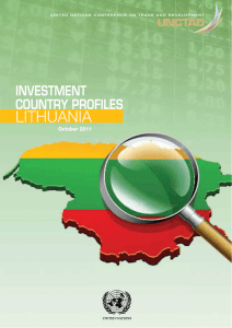 LITHUANIA INVESTMENT COUNTRY PROFILES October 2011