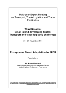 Multi-year Expert Meeting on Transport, Trade Logistics and Trade Facilitation