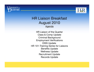 HR Liaison Breakfast! August 2010 !