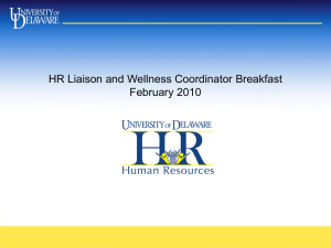HR Liaison and Wellness Coordinator Breakfast February 2010
