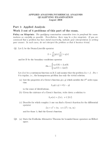 Part 1: Applied Analysis