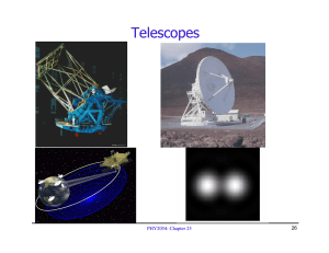 Telescopes PHY2054: Chapter 25 26