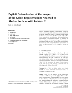 Explicit Determination of the Images of the Galois Representations Attached to