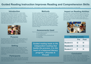 Guided Reading Instruction Improves Reading and Comprehension Skills