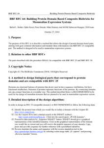 BBF RFC 64: Building Protein Domain Based Composite Biobricks for