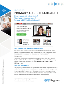 PRIMARY CARE TELEHEALTH