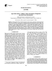 Geochimica et Cosmochimica Acta, Vol. 60, No. 23, pp. 4889-4893,... Copyright © 1996 Elsevier Science Ltd