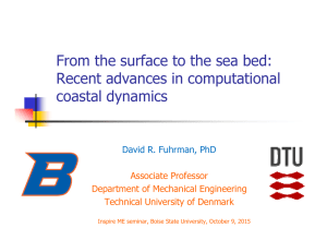 From the surface to the sea bed: Recent advances in computational