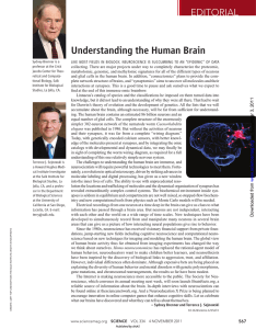 Understanding  the  Human  Brain EDITORIAL