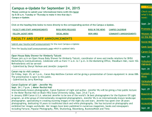 Campus e-Update for September 24, 2015 Check out what’s hap