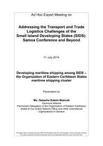 Addressing the Transport and Trade Logistics Challenges of the
