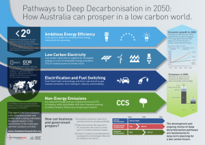 Pathways to Deep Decarbonisation in 2050: Ambitious Energy Efficiency