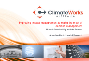 Improving impact measurement to make the most of demand management