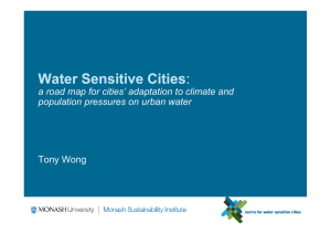 Water Sensitive Cities :