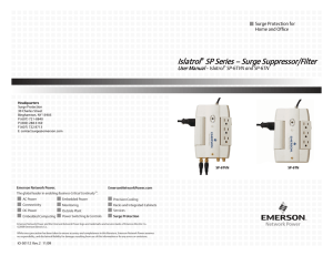 Islatrol SP Series – Surge Suppressor/Filter – Islatrol SP-6TVN and SP-6TN