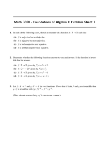 Math 3360 - Foundations of Algebra I: Problem Sheet 1