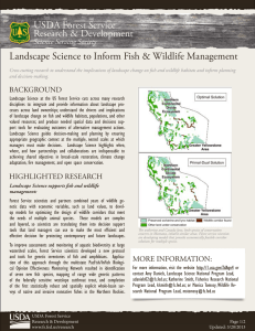 USDA Forest Service Research &amp; Development Science Serving Society