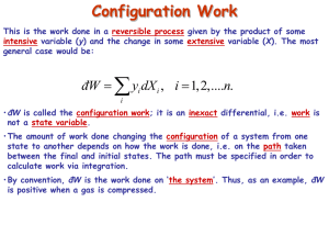  Configuration Work , 1, 2,.... .
