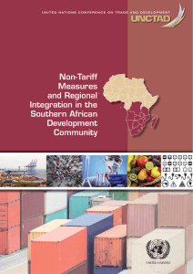 Non-Tariff Measures and Regional Integration in the