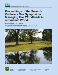 Proceedings of the Seventh California Oak Symposium: Managing Oak Woodlands in