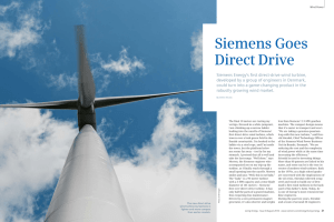 Siemens Goes Direct Drive