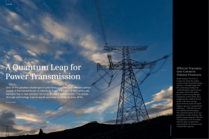 A Quantum Leap for Power Transmission Efﬁ cient Transmis- sion Connects