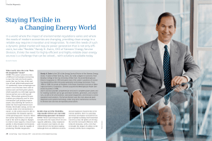 Staying Flexible in a Changing Energy World