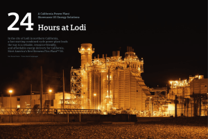 24 Hours at Lodi A California Power Plant Showcases US Energy Solutions
