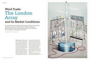 The London Array Wind Trade: and Its Market Conditions
