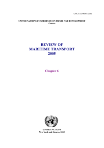 REVIEW OF MARITIME TRANSPORT 2005