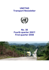 UNCTAD Transport Newsletter  No. 38