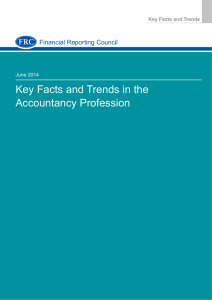 Key Facts and Trends in the Accountancy Profession Financial Reporting Council