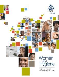 Women Hygiene and T h e   S C A  ...