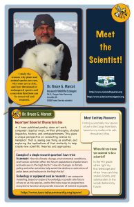 Meet the Scientist! Dr. Bruce G. Marcot