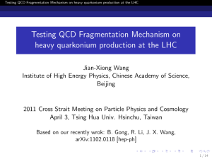 Testing QCD Fragmentation Mechanism on heavy quarkonium production at the LHC